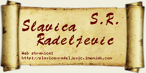Slavica Radeljević vizit kartica